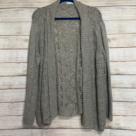 Maurices Sweaters Maurices Womens Open Cardigan With Gold Threading